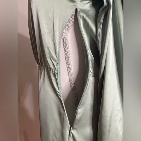 Dirty Martini Long Sleeve Mini Dress - Pale Green NWT (M) - Picture 6 of 16